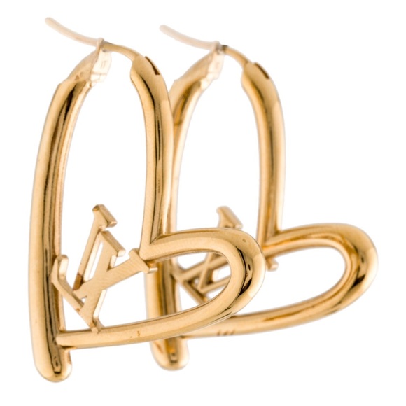 Louis Vuitton Fall In Love Hoop Earrings GM - Picture 2 of 12